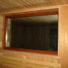 Saunafenster aus Isolier-Sicherheitsglas